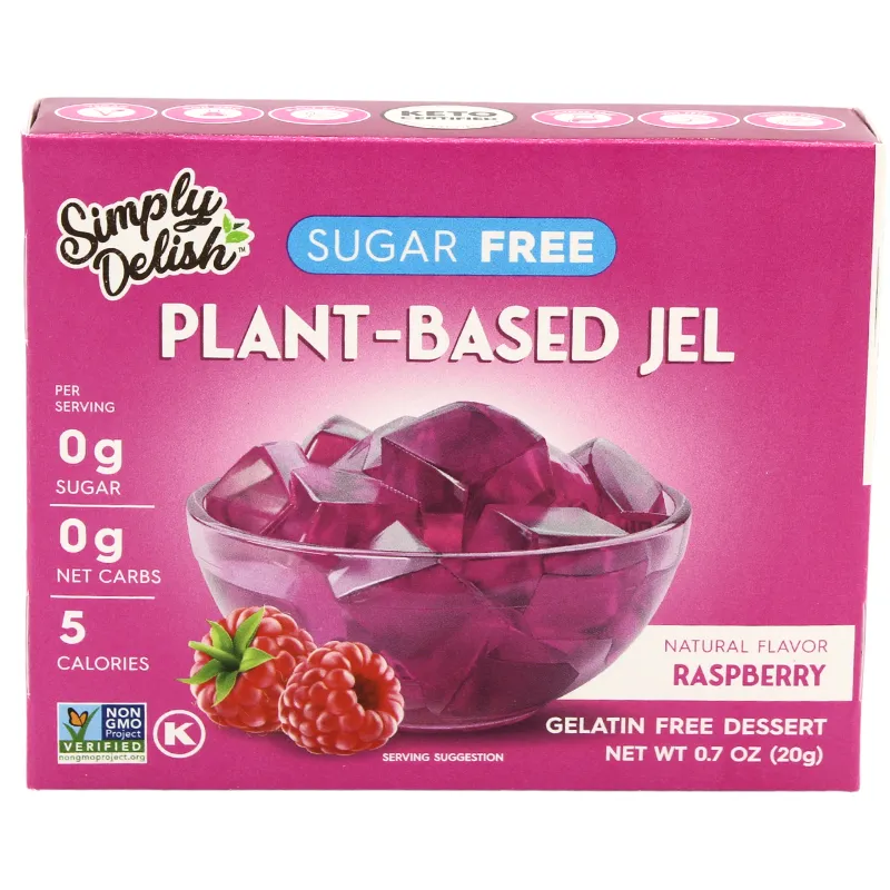 Simply Delish Raspberry Vegan Jel .7oz