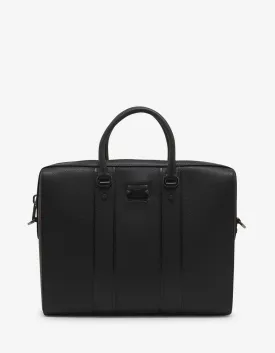 Streetwall Black Leather Briefcase