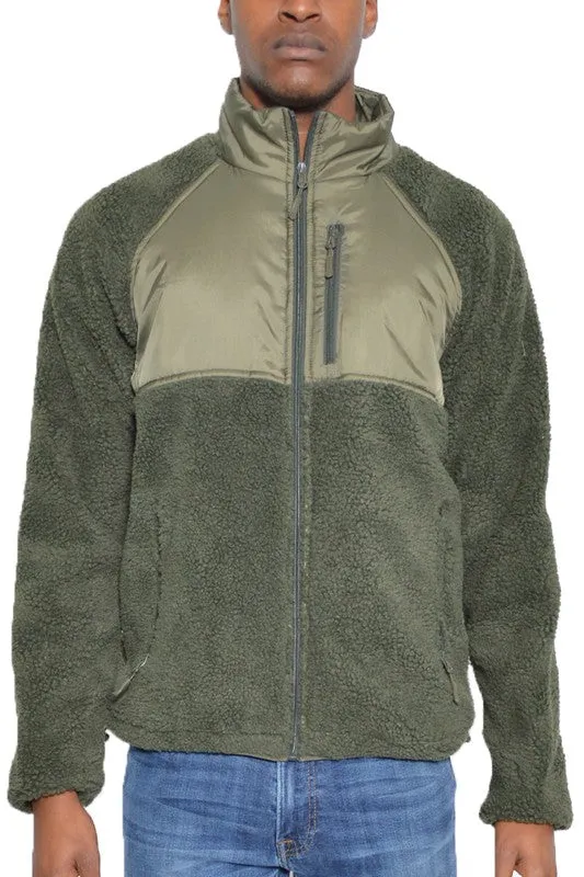 TEEK - FULL ZIP SHERPA FLEECE JACKET