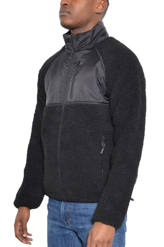 TEEK - FULL ZIP SHERPA FLEECE JACKET