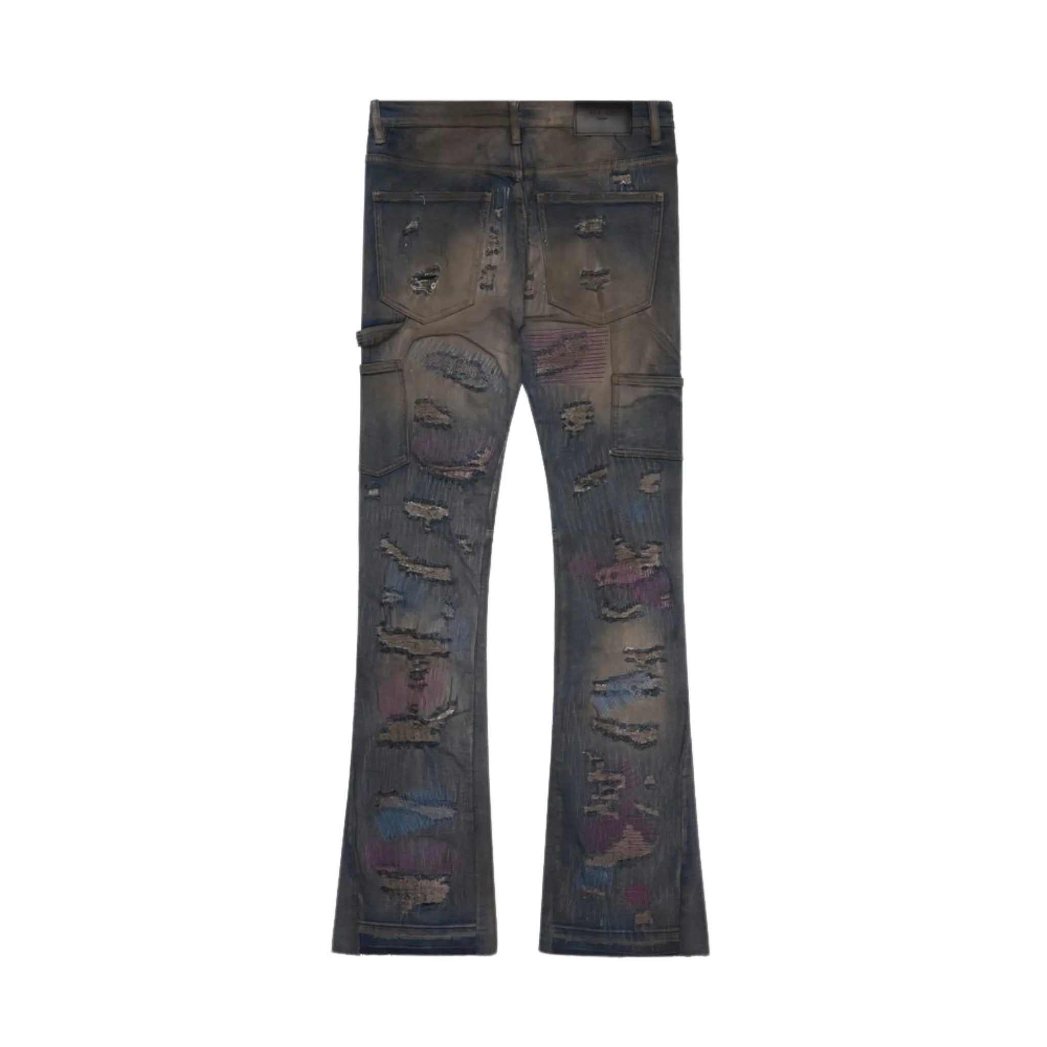 Valabasas "Zero" Denim Stacked Jean (Dark Grey)