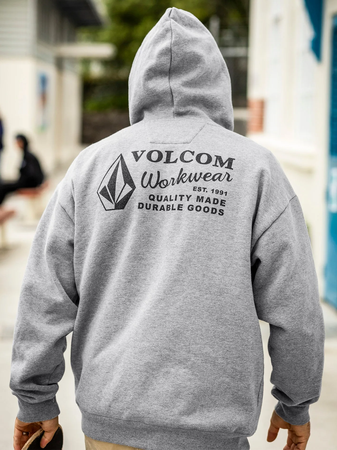 Volcom Workwear Pullover Hoodie - Heather Grey