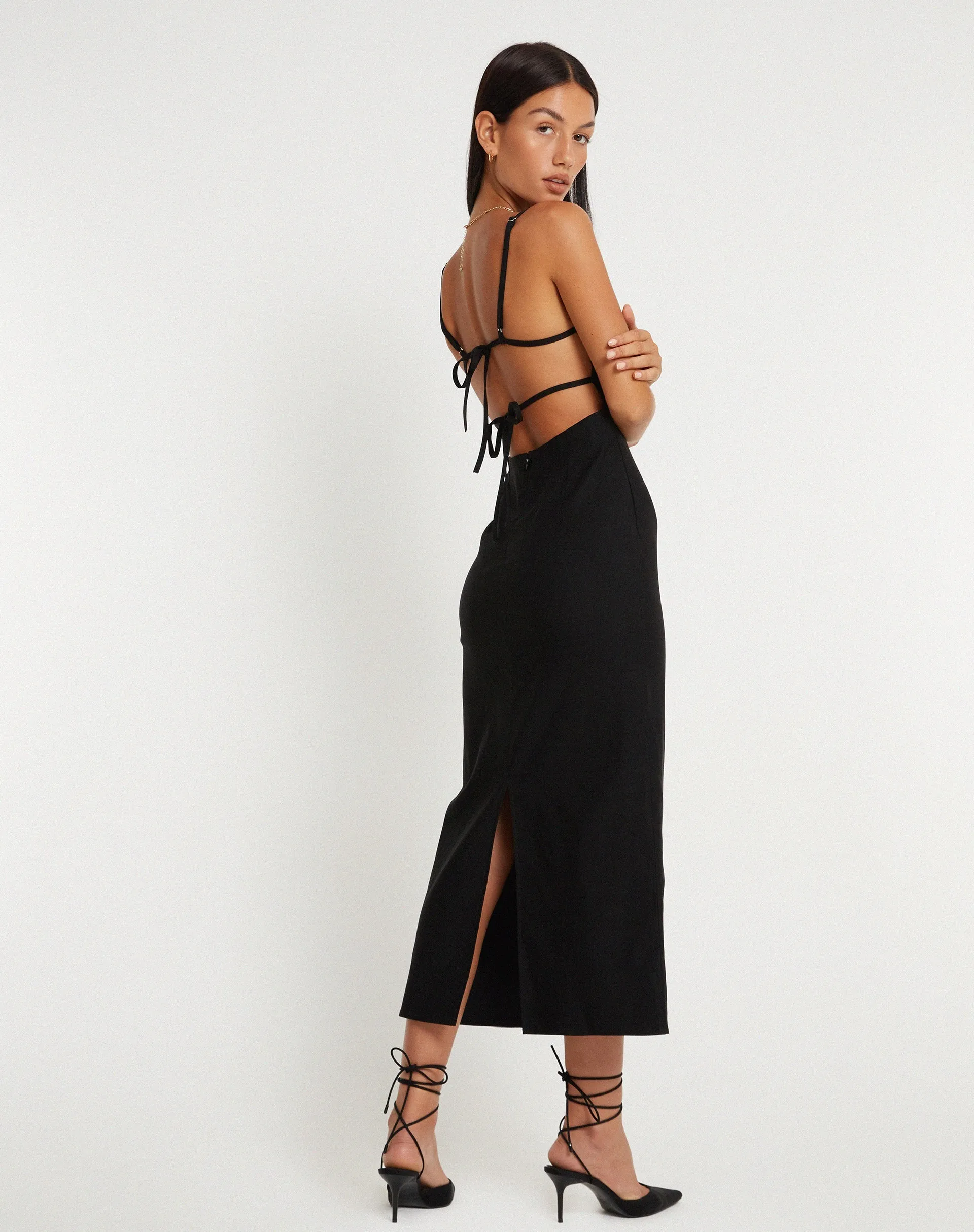 Volkava Maxi Dress in Black