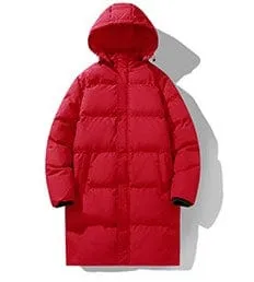 Winter Unisex long Hooded Waterproof Thick Cotton Jacket-YG7702