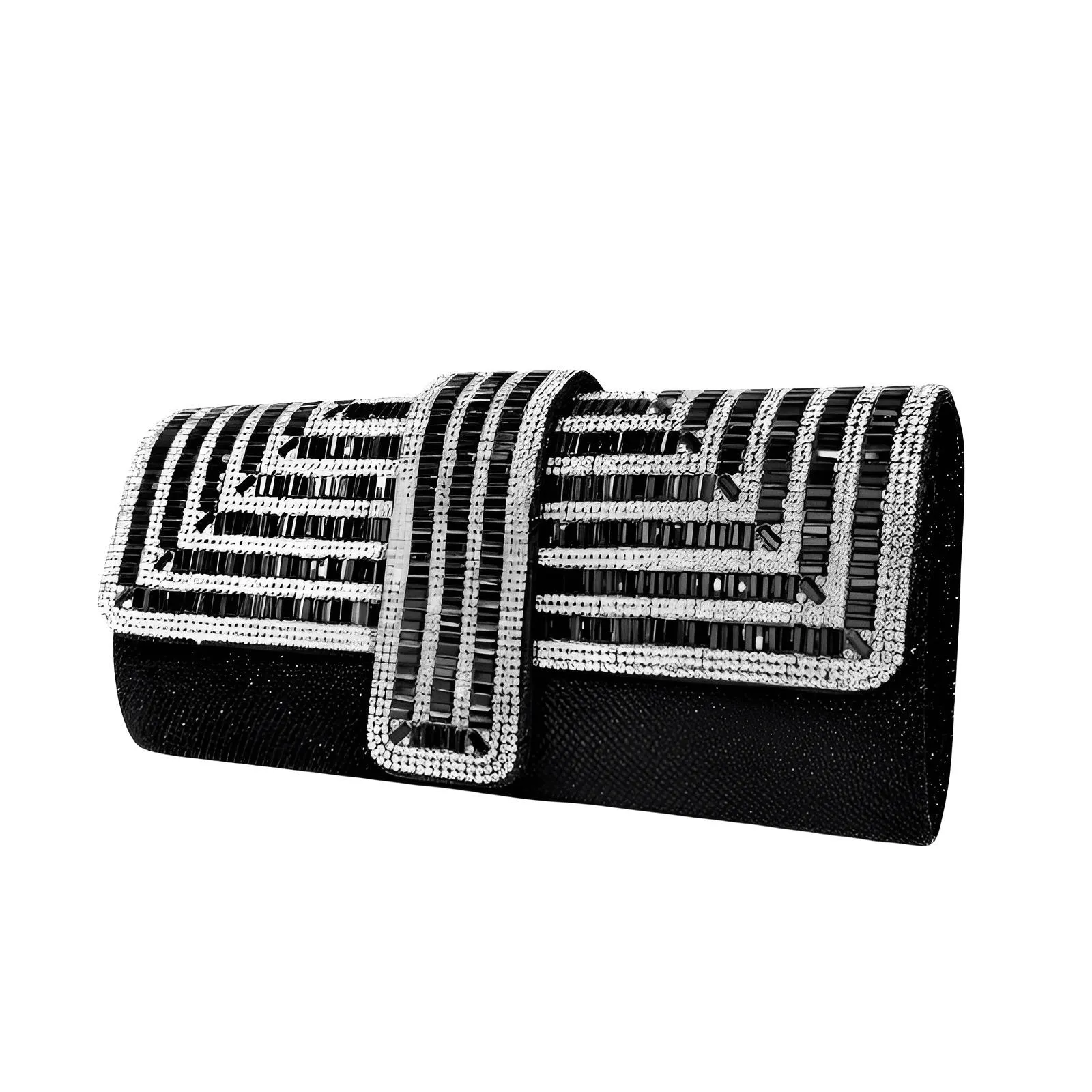 Women's Stunning Crystal Diamond Evening Clutch